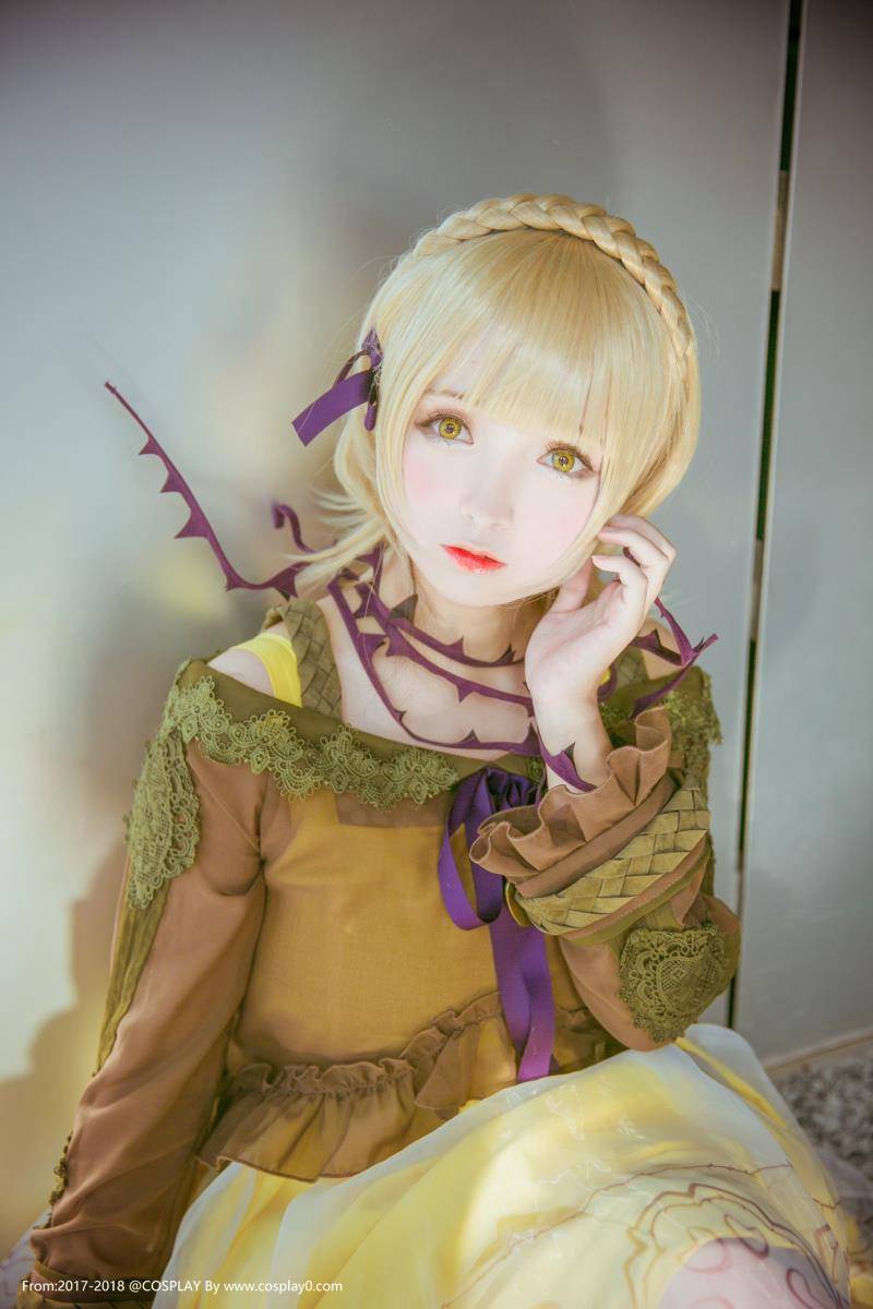 Cosplay福利/清纯美女Cos死亡爱丽丝睡美人同人萝莉高清图片