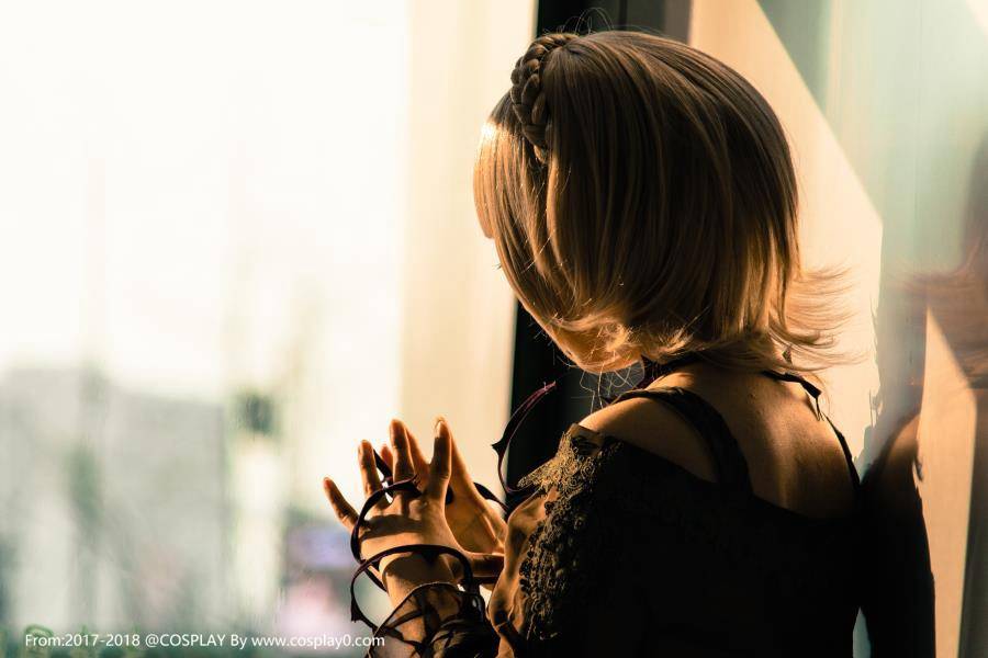 Cosplay福利/清纯美女Cos死亡爱丽丝睡美人同人萝莉高清图片