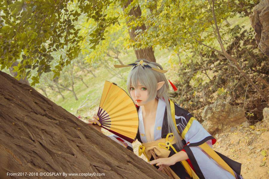 Cosplay福利/VOCALOID古风汉服兽耳萝莉洛天依Cosplay图片