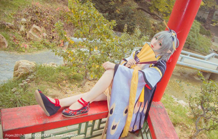 Cosplay福利/VOCALOID古风汉服兽耳萝莉洛天依Cosplay图片