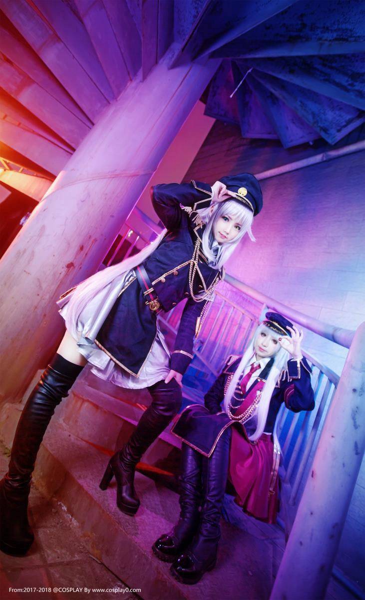 Cosplay福利/半次元萌妹子neko栉名安淡岛世理制服Cosplay图片