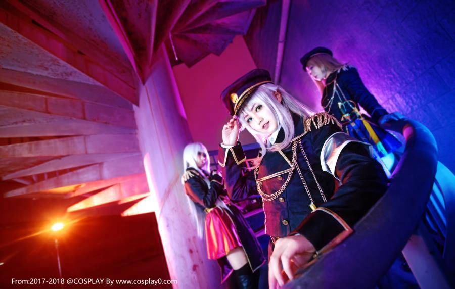 Cosplay福利/半次元萌妹子neko栉名安淡岛世理制服Cosplay图片