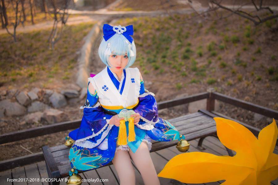 Cosplay福利/可爱萝莉阴阳师手游莹草Cosplay唯美图片