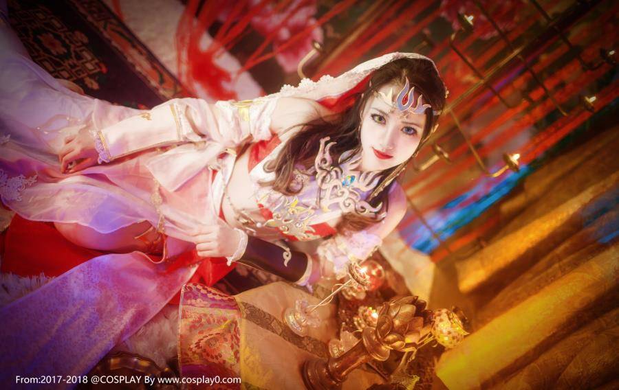 Cosplay福利/极品御姐剑网三Cos正片 明教喵姐Cosplay古风图片