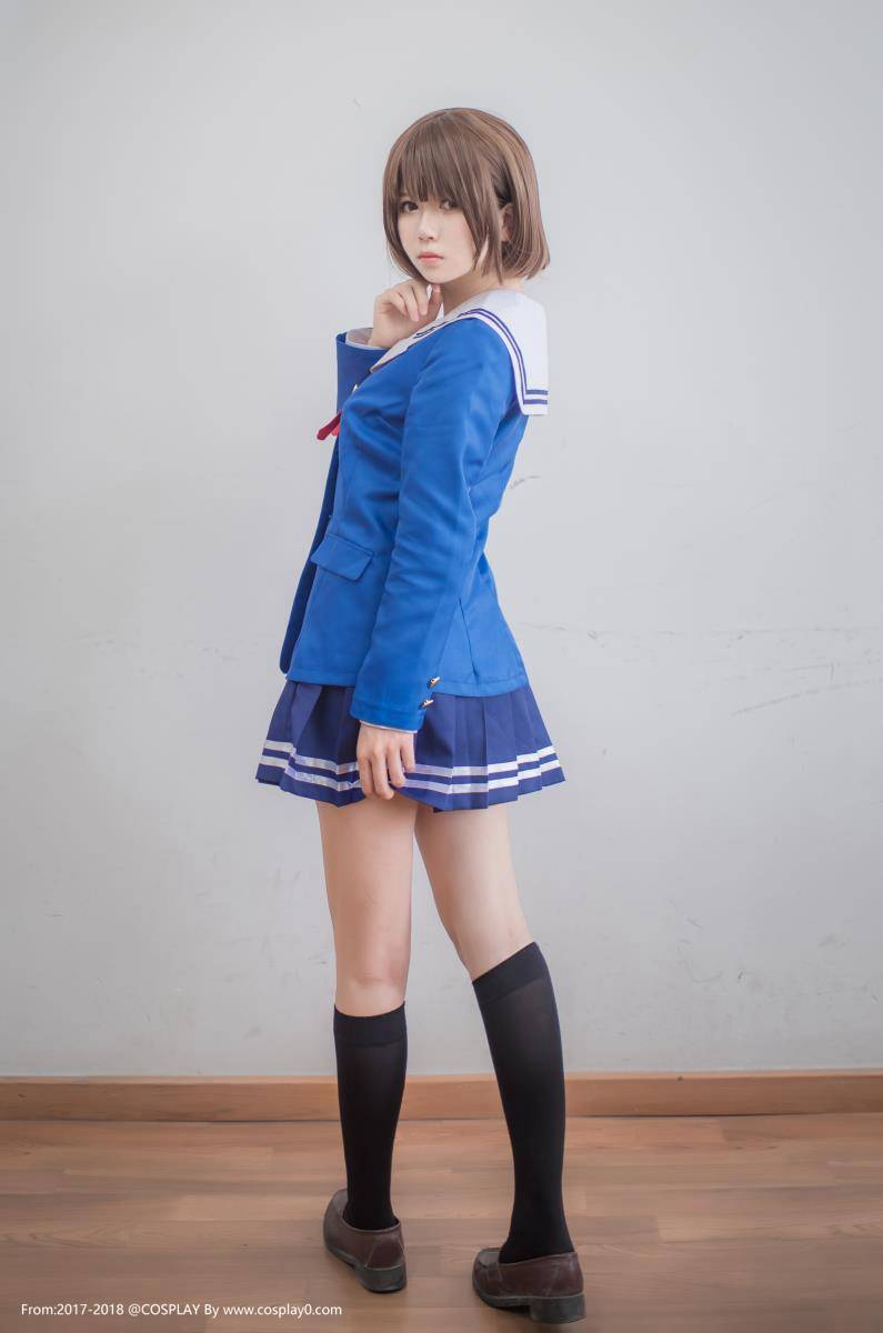 Cosplay福利/路人女主的养成方法白金x加藤惠JK制服Cosplay图片