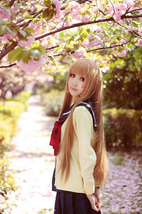 Cosplay福利/绝园的暴风雨不破爱花萝莉JK制服Cosplay图片