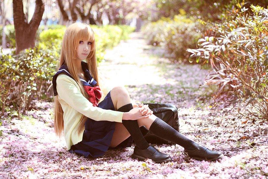 Cosplay福利/绝园的暴风雨不破爱花萝莉JK制服Cosplay图片