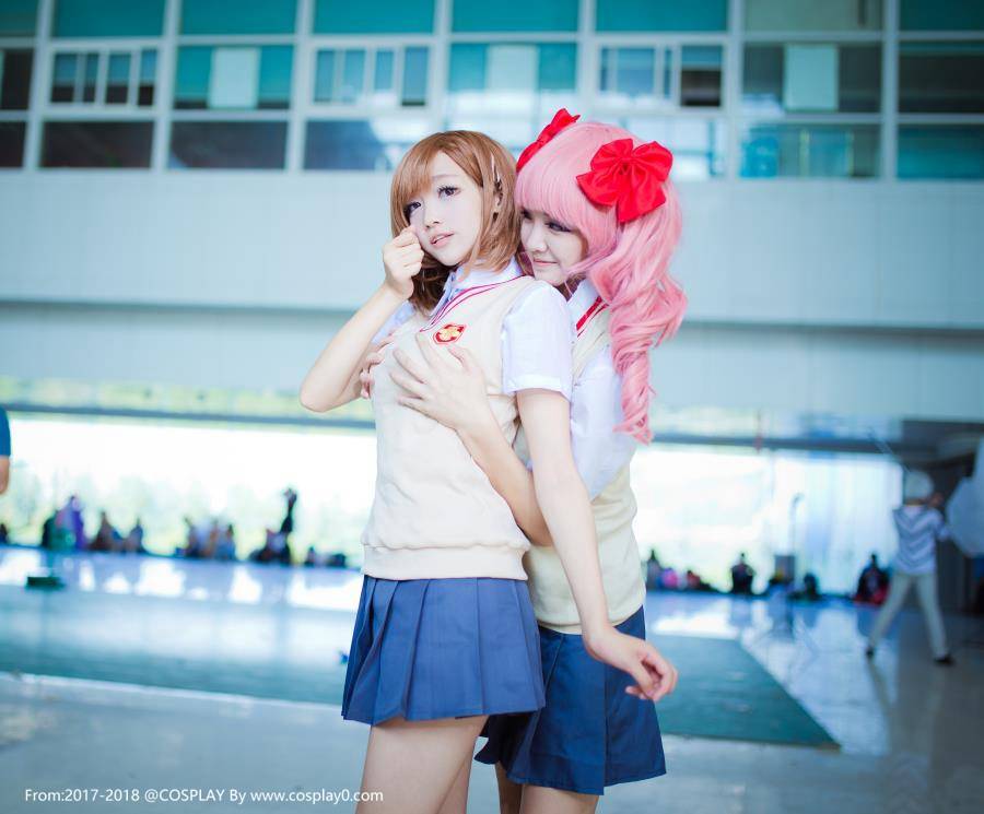 Cosplay福利/某科学的超电磁炮啾小妍SAMA御坂美琴JK制服Cosplay图片
