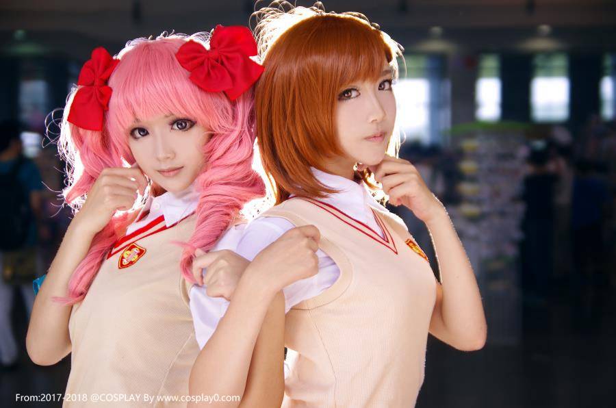 Cosplay福利/某科学的超电磁炮啾小妍SAMA御坂美琴JK制服Cosplay图片
