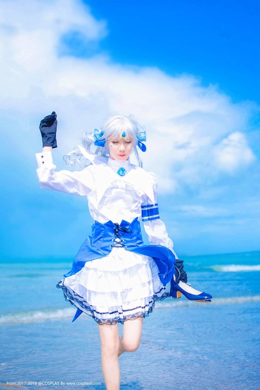 Cosplay福利/极品身材清纯美女扮演艾尔之光伊芙Cosplay图片