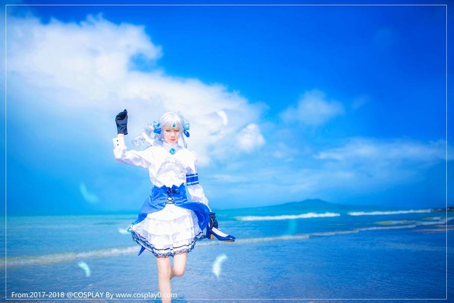 Cosplay福利/极品身材清纯美女扮演艾尔之光伊芙Cosplay图片