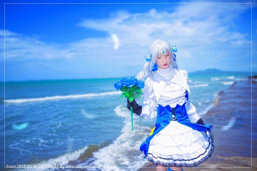 Cosplay福利/极品身材清纯美女扮演艾尔之光伊芙Cosplay图片