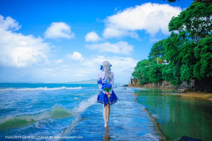 Cosplay福利/极品身材清纯美女扮演艾尔之光伊芙Cosplay图片