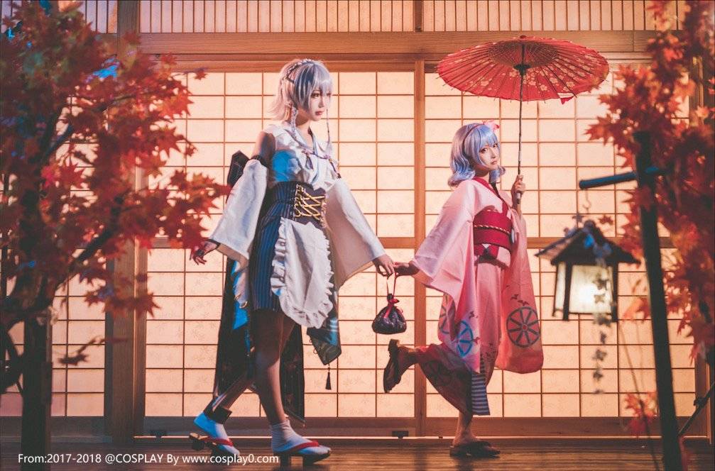 Cosplay福利/萝莉Coser黑川东方project十六夜咲夜Cosplay图片