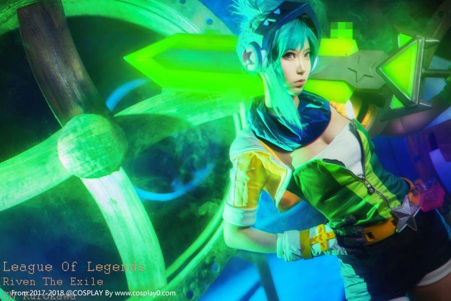 Cosplay福利/Coser黑川英雄联盟电玩瑞雯Cosplay写真图片