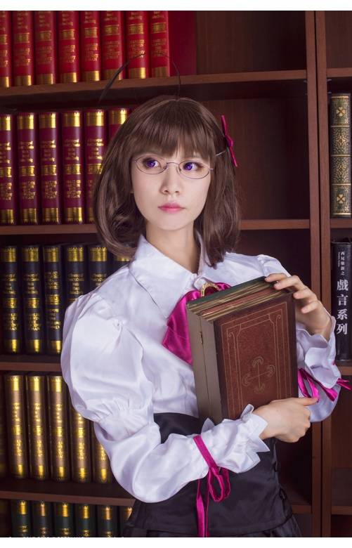 Cosplay福利/艾尔之光眼镜娘黑丝诱惑艾德尔Cosplay图片