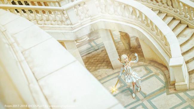 Cosplay福利/英雄联盟大元素使拉克丝二次元萌妹子Cosplay图片