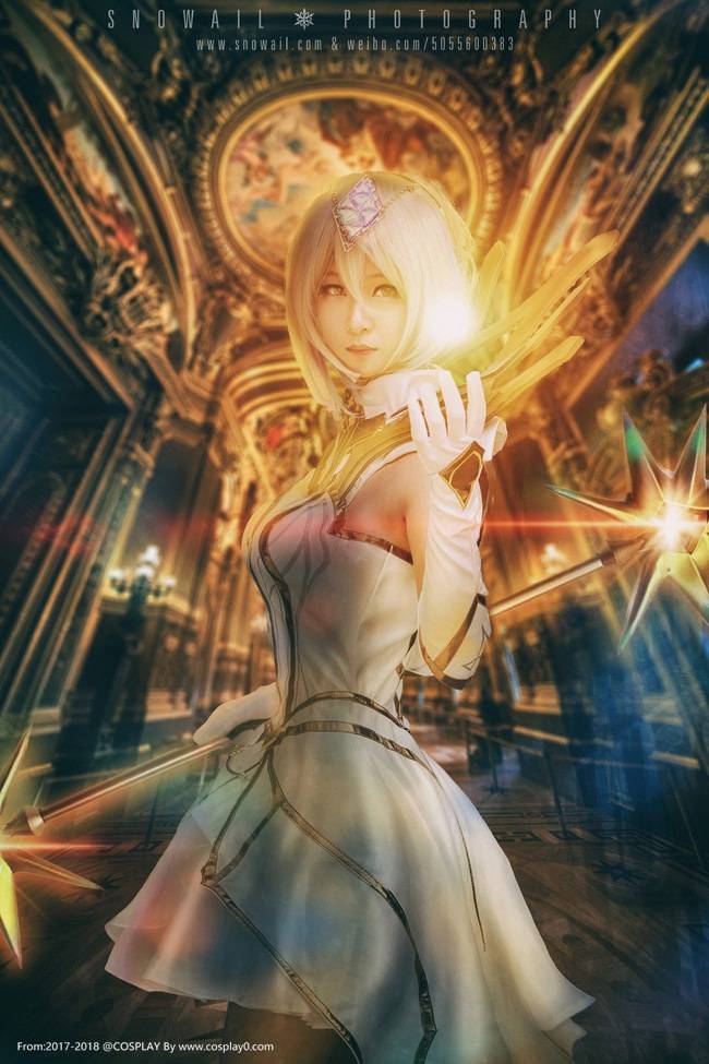 Cosplay福利/英雄联盟大元素使拉克丝二次元萌妹子Cosplay图片