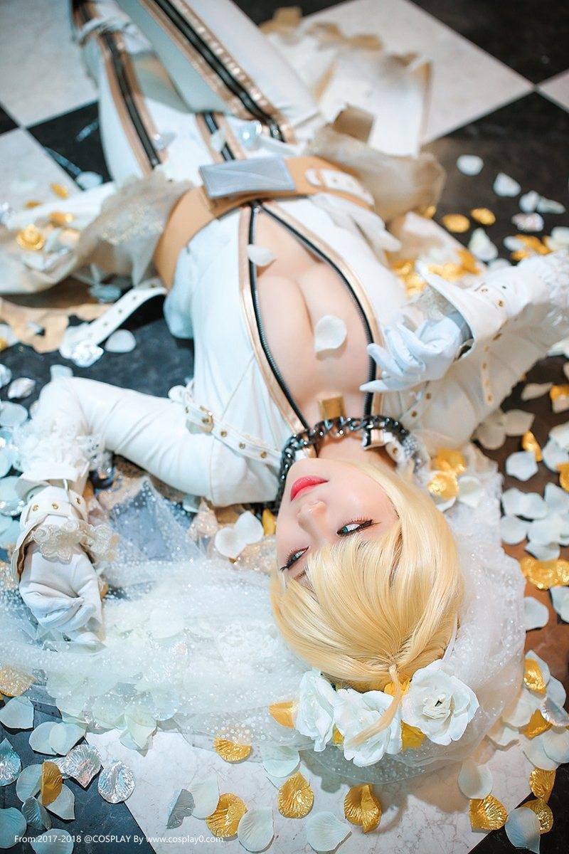 Cosplay福利/FATE尼禄花嫁巨乳诱惑Cosplay高清美女写真福利