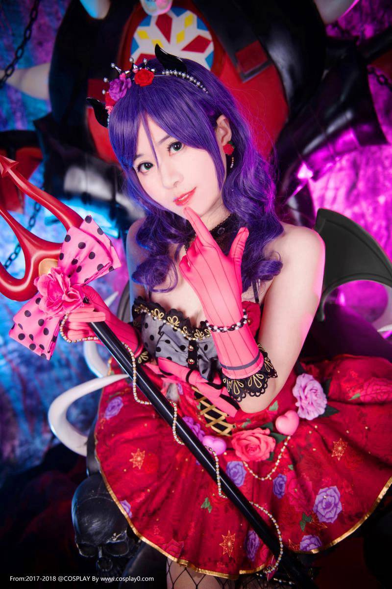 Cosplay福利/LoveLive万圣节小恶魔东条希同人Cosplay图片