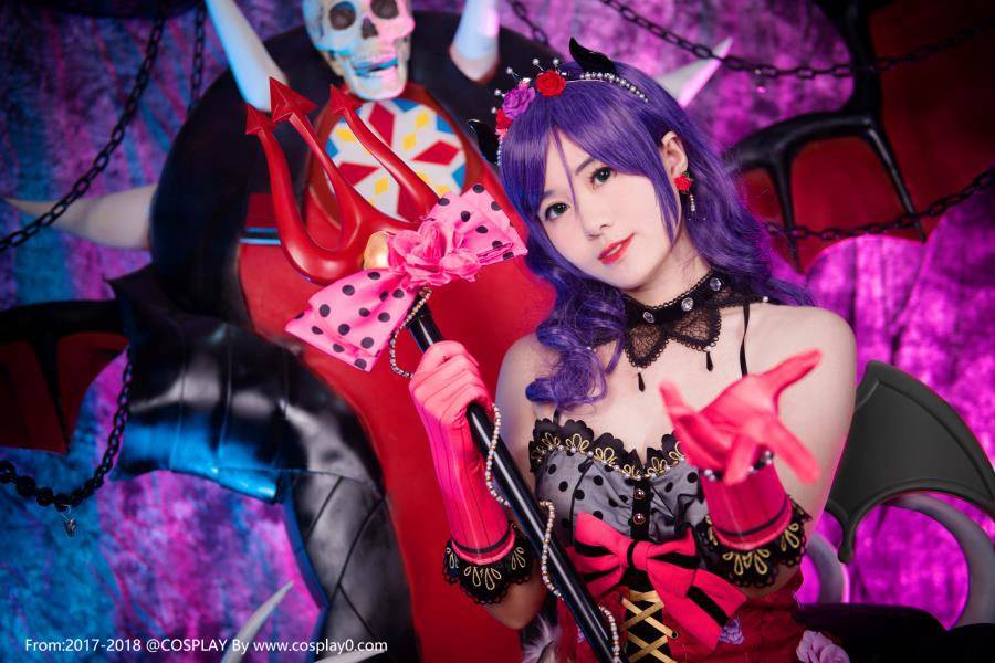 Cosplay福利/LoveLive万圣节小恶魔东条希同人Cosplay图片