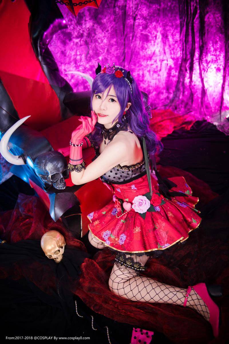 Cosplay福利/LoveLive万圣节小恶魔东条希同人Cosplay图片