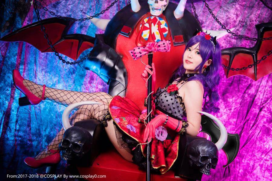 Cosplay福利/LoveLive万圣节小恶魔东条希同人Cosplay图片