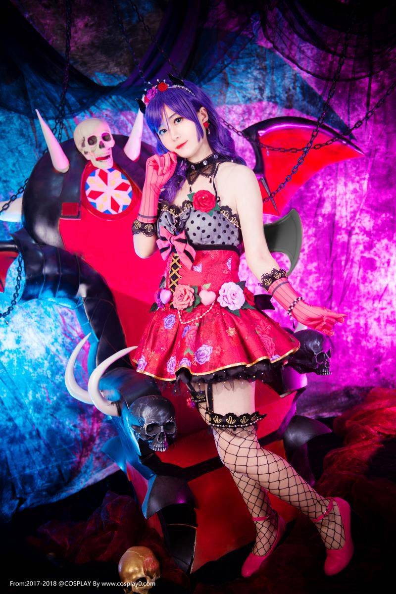 Cosplay福利/LoveLive万圣节小恶魔东条希同人Cosplay图片