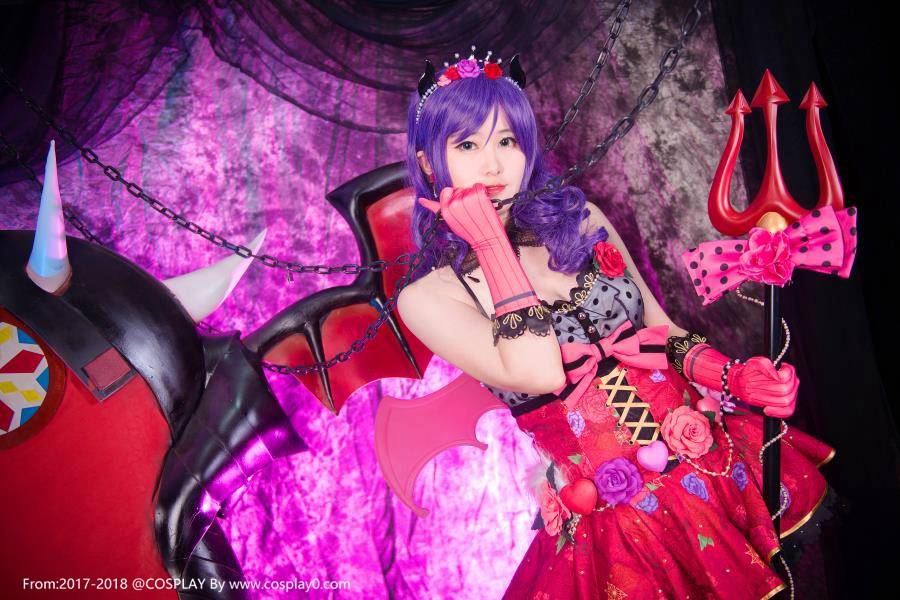 Cosplay福利/LoveLive万圣节小恶魔东条希同人Cosplay图片