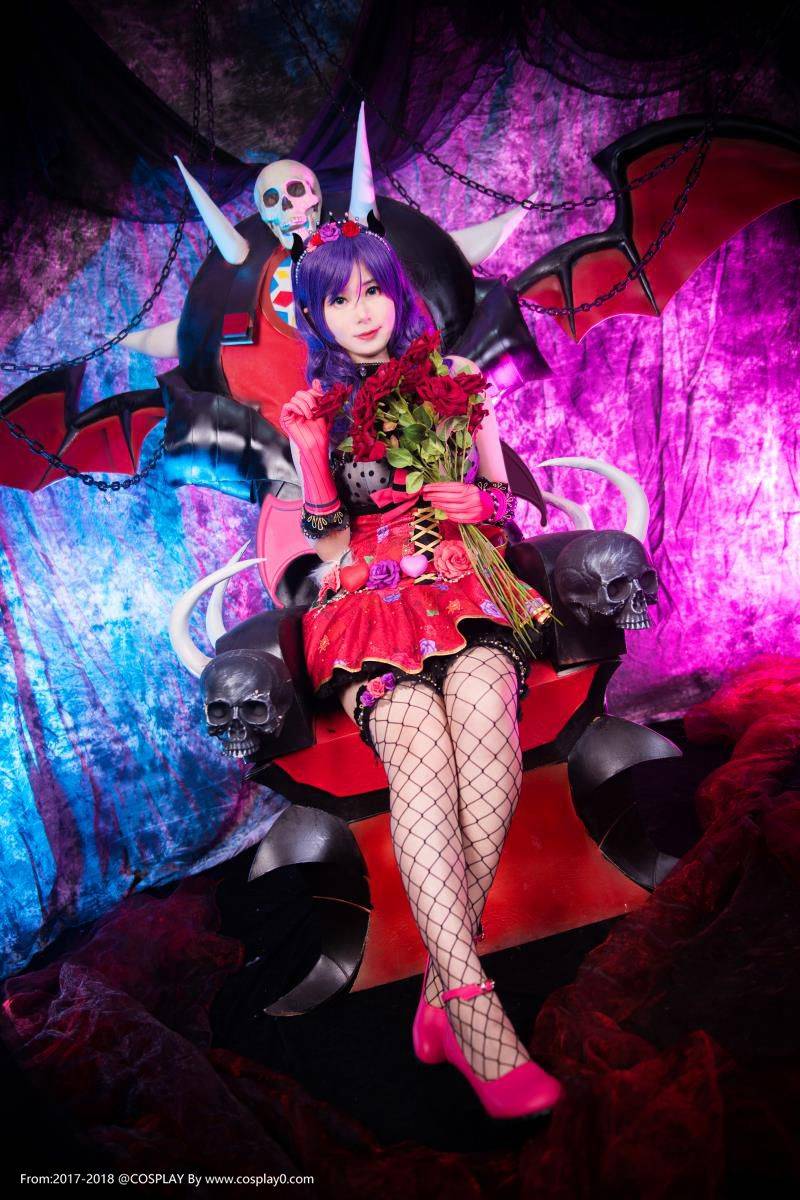 Cosplay福利/LoveLive万圣节小恶魔东条希同人Cosplay图片