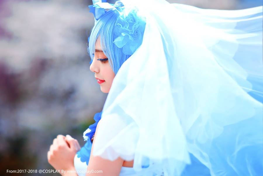 Cosplay福利/绝对领域二次元白丝萝莉雷姆花嫁Cosplay番号
