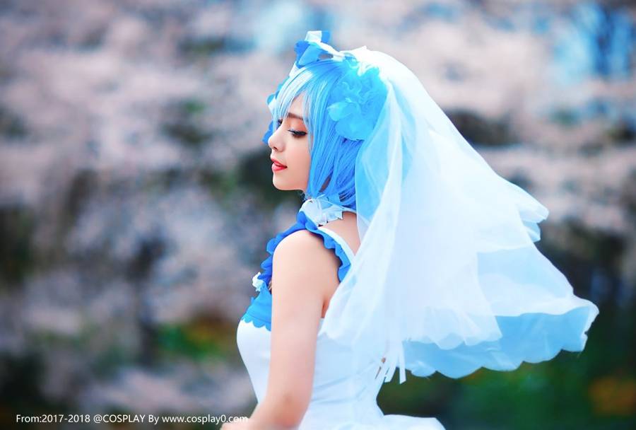 Cosplay福利/绝对领域二次元白丝萝莉雷姆花嫁Cosplay番号