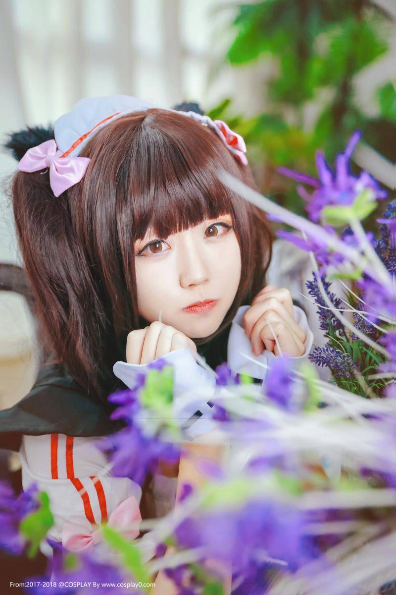 Cosplay福利/巧克力与香子兰萝莉女仆肛塞尾Cosplay番号