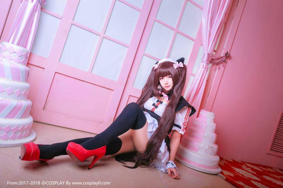 Cosplay福利/巧克力与香子兰萝莉女仆肛塞尾Cosplay番号