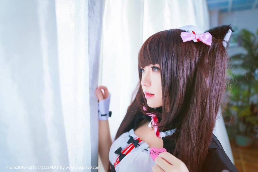 Cosplay福利/巧克力与香子兰萝莉女仆肛塞尾Cosplay番号