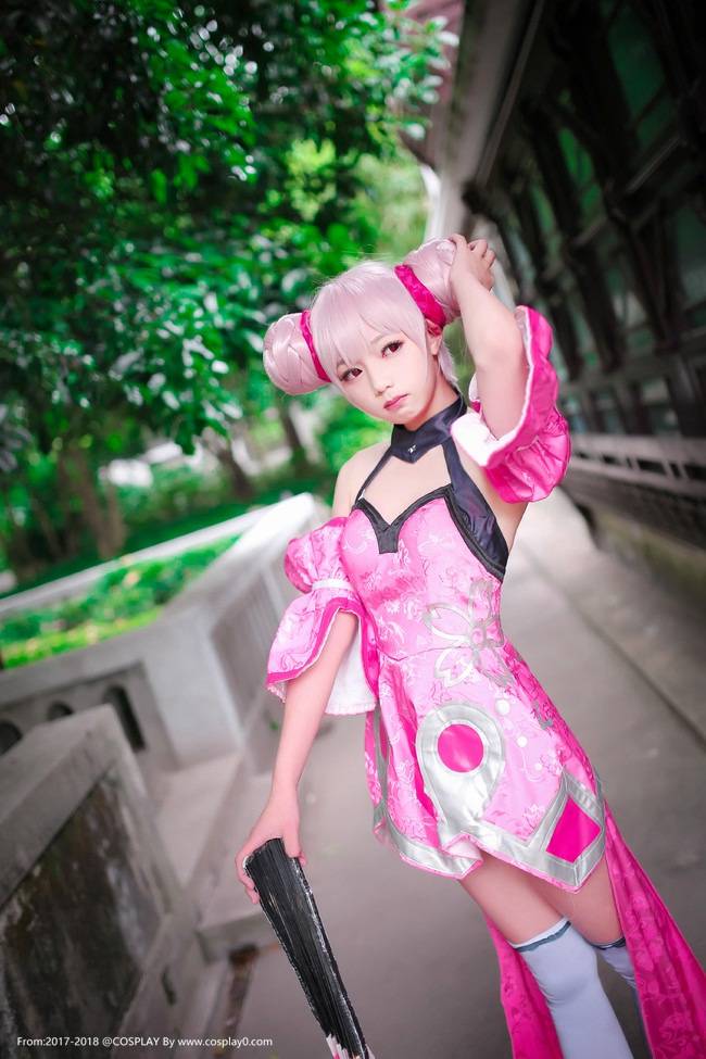 Cosplay福利/绝对领域白丝萝莉萌妹子王者荣耀小乔同人Cosplay图片