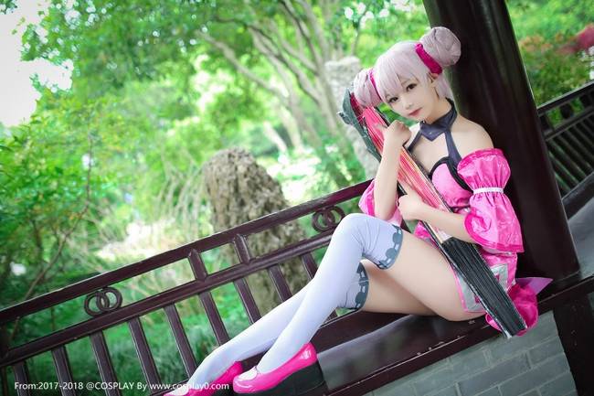 Cosplay福利/绝对领域白丝萝莉萌妹子王者荣耀小乔同人Cosplay图片
