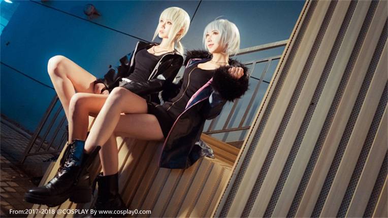 Cosplay福利/性感美女姐妹花诱惑sabrer与贞德Cosplay图片