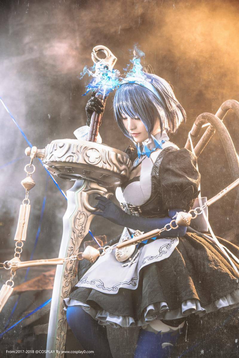 Cosplay福利/半次元星野saori死亡爱丽丝萝莉女仆Cosplay图片