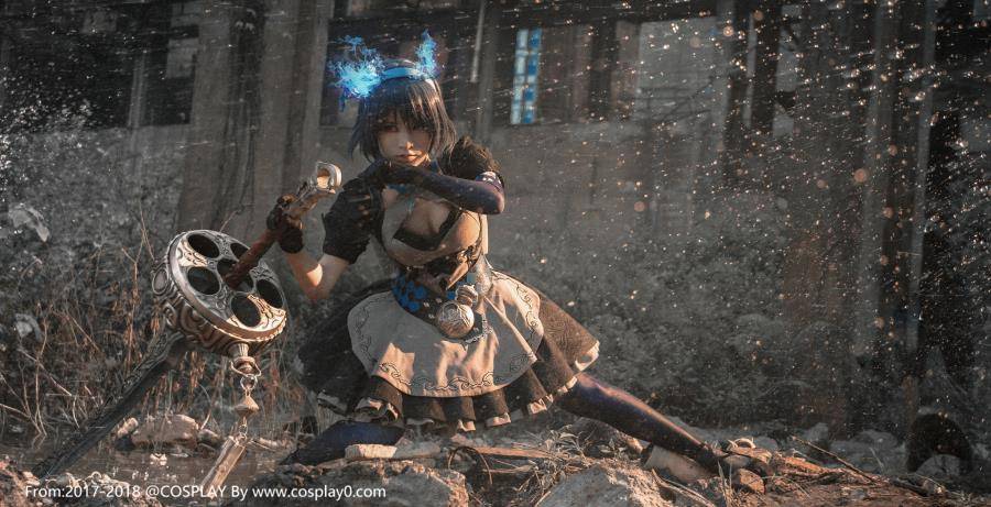 Cosplay福利/半次元星野saori死亡爱丽丝萝莉女仆Cosplay图片