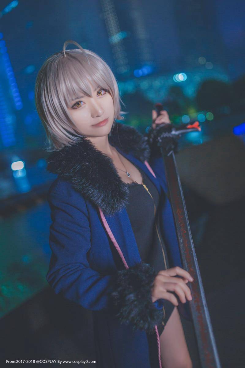 Cosplay福利/Coser星野saori黑贞德御姐范Cosplay图片写真