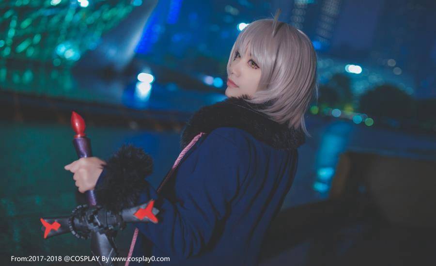 Cosplay福利/Coser星野saori黑贞德御姐范Cosplay图片写真