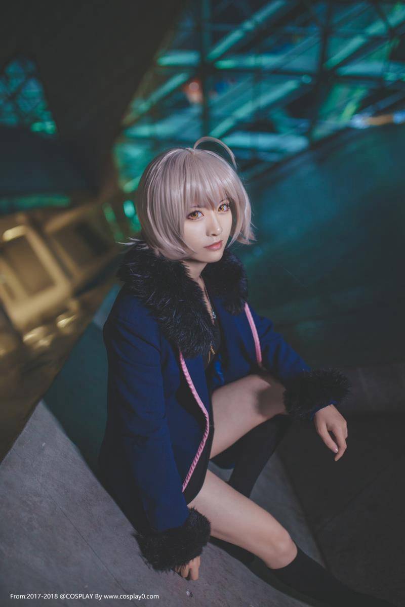 Cosplay福利/Coser星野saori黑贞德御姐范Cosplay图片写真