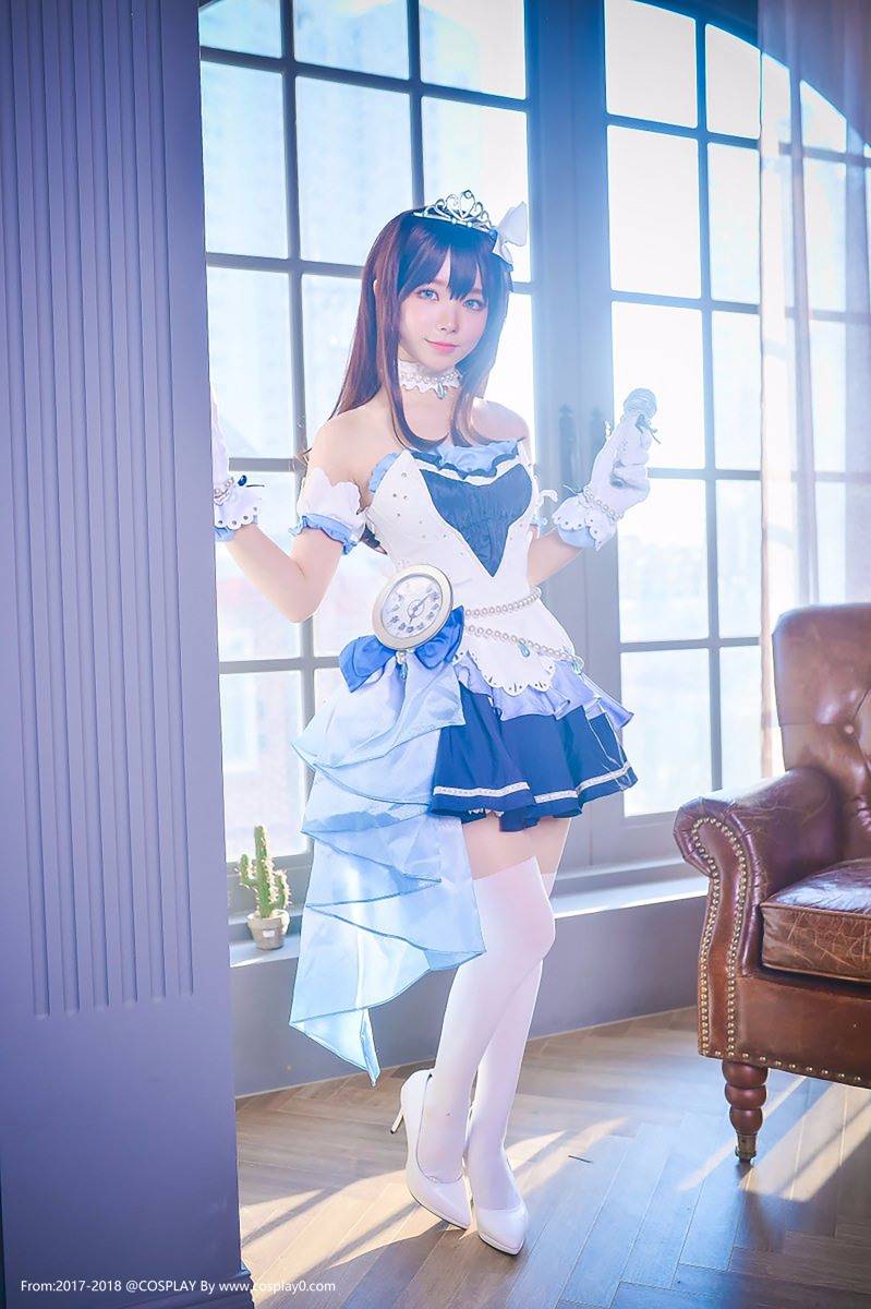 Cosplay福利/偶像大师灰姑娘女孩涩谷凛白丝萝莉Cosplay番号
