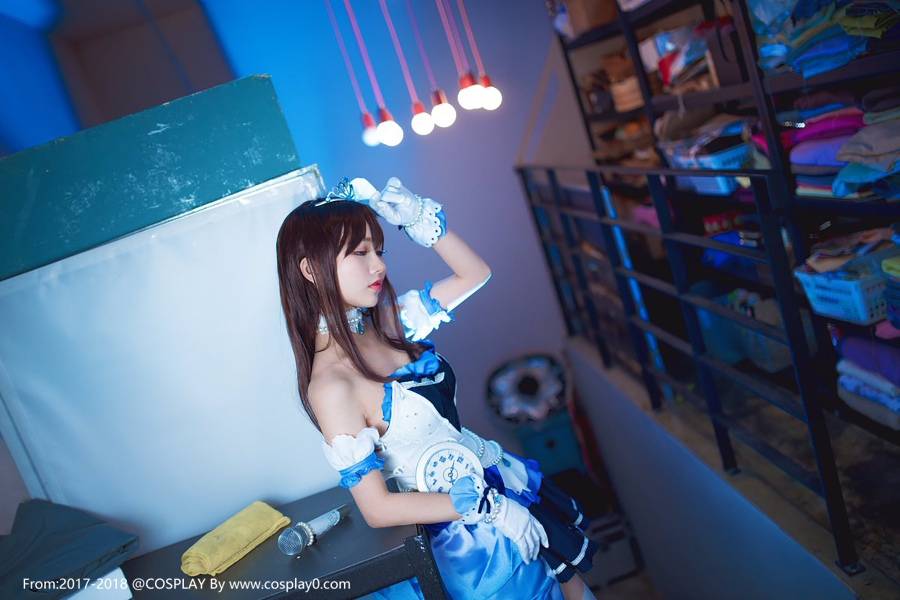 Cosplay福利/偶像大师灰姑娘女孩涩谷凛白丝萝莉Cosplay番号