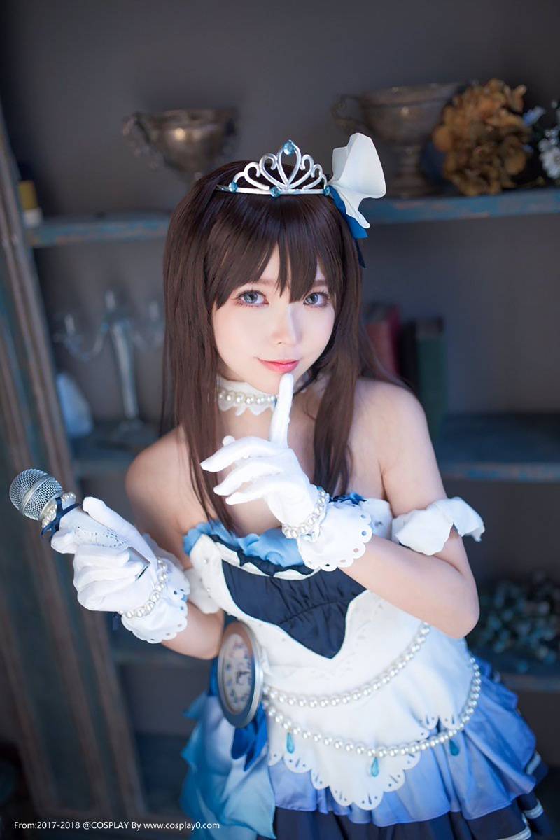 Cosplay福利/偶像大师灰姑娘女孩涩谷凛白丝萝莉Cosplay番号