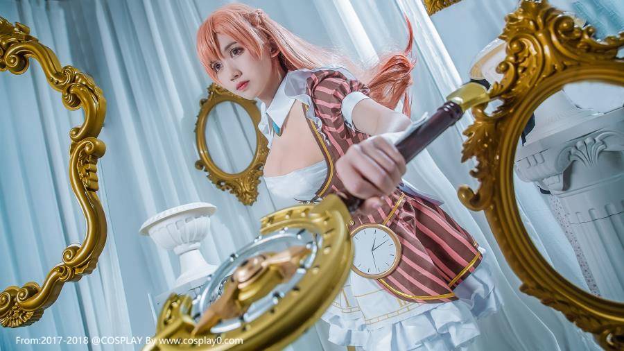 Cosplay福利/鳗鱼霏儿扮演永远的七日之都 安白丝美腿Cosplay图片