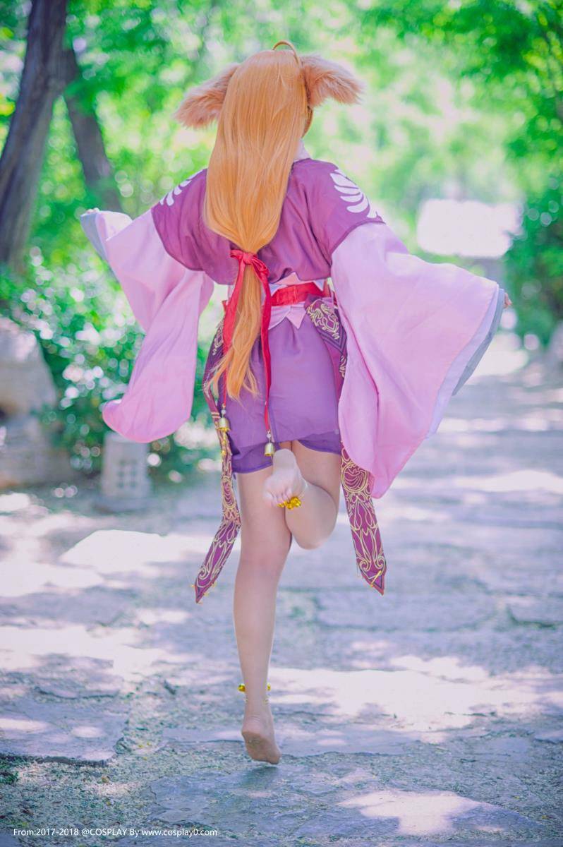 Cosplay福利/碳酸熊卡扮演狐妖小红娘超萌涂山苏苏Cosplay图片