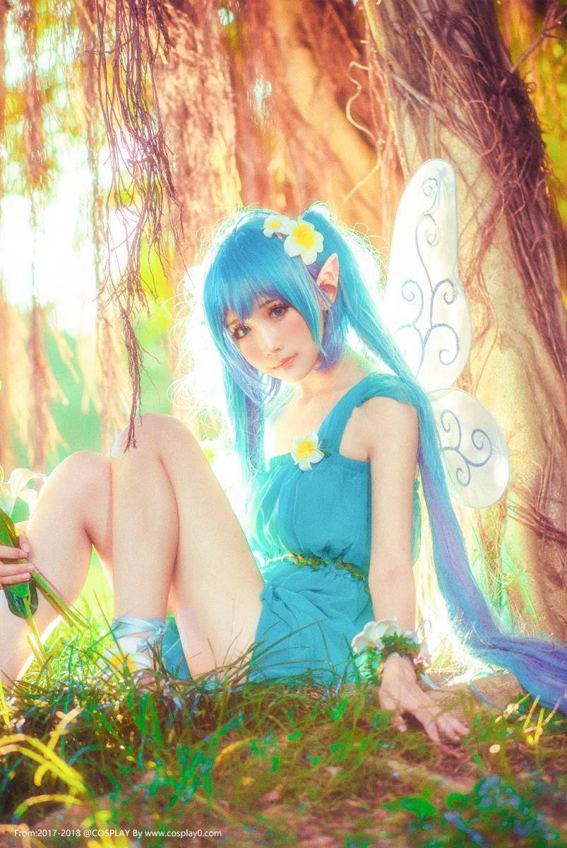 Cosplay福利/兽耳萝莉花妖精初音未来裸足Cosplay高清唯美图片