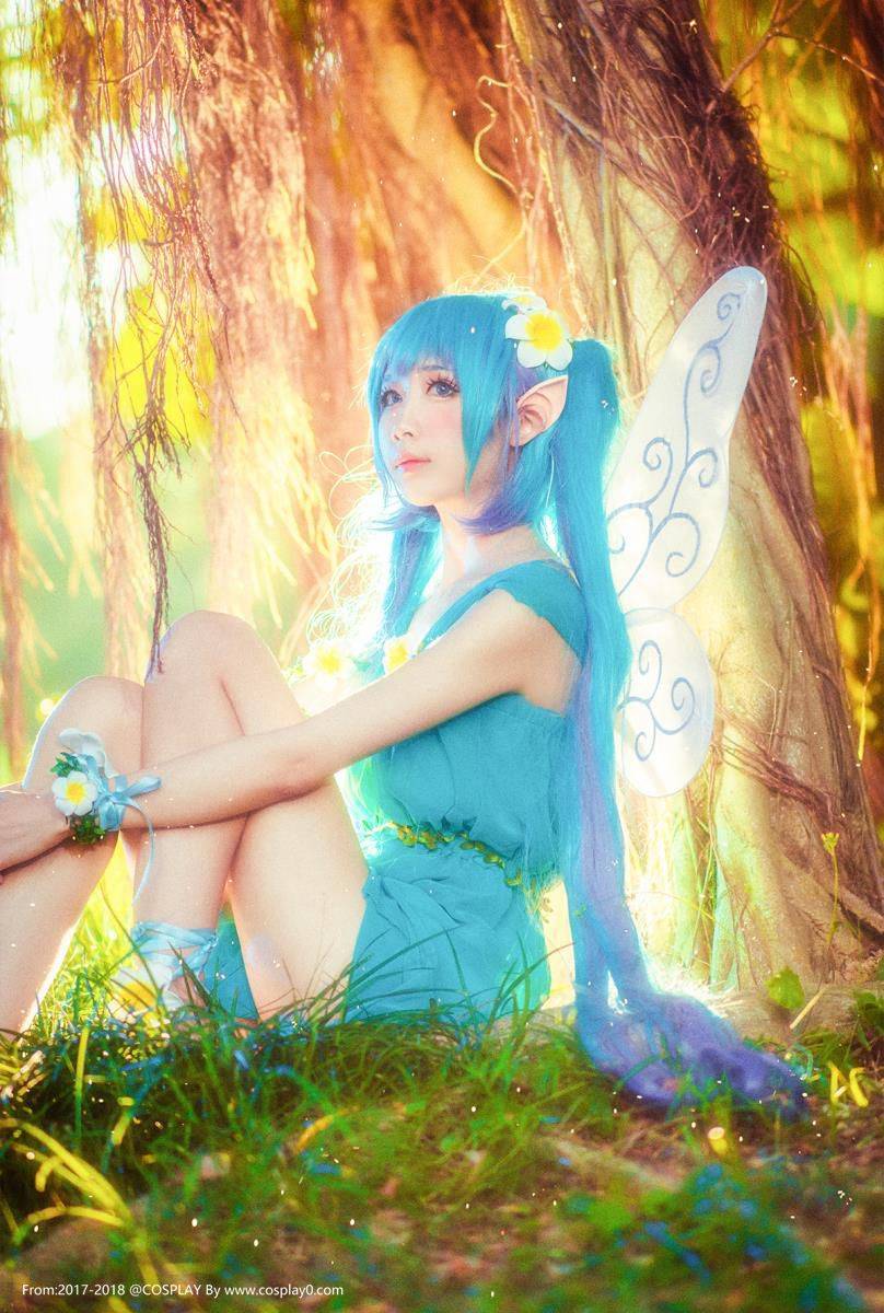 Cosplay福利/兽耳萝莉花妖精初音未来裸足Cosplay高清唯美图片